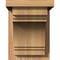 Ekena Millwork Pescadero Smooth Corbel w/Backplate, Western Red Cedar, 7 1/2"W x 10"D x 10"H COR08X10X10PEC01SWR - alternate 2